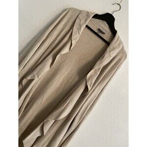 The Limited M Open Waterfall Ruffle Longline Cardigan Cottage Fairy Dainty D4